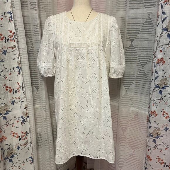 NWT Sanctuary white lace dress in large - Picture 1 of 4